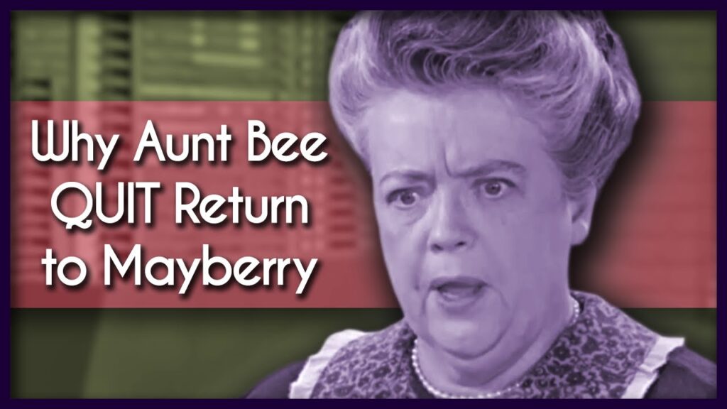 This is Why Aunt Bee Said NO to “Return to Mayberry”